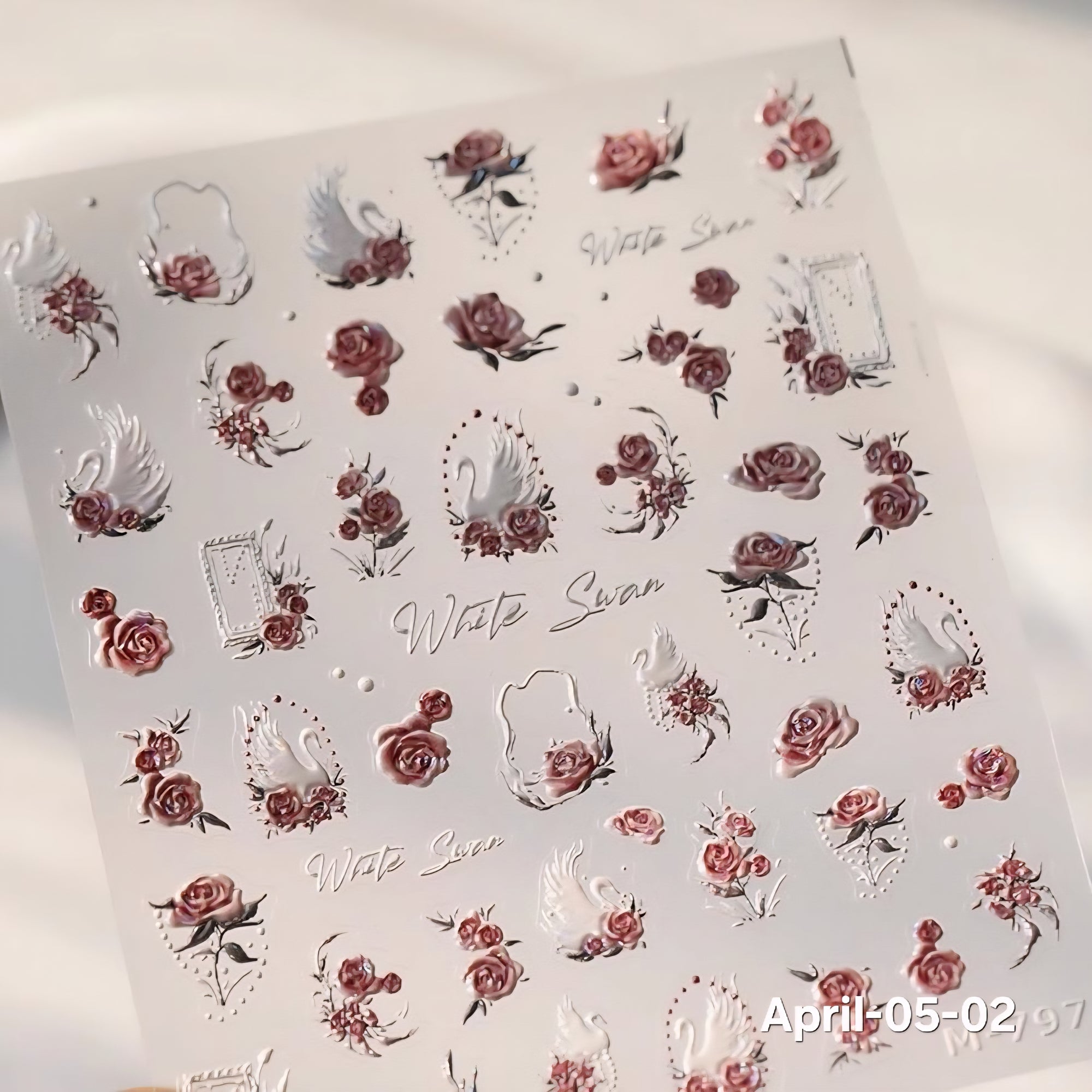April26 set 05 - Decorative stickers X Nail stickers