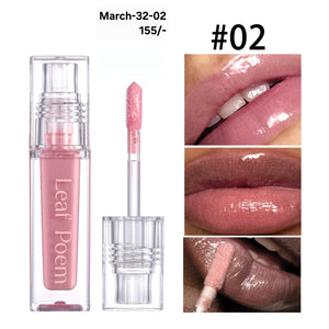 MARCH2026 SET 32 - Leaf poem glosses/lipsticks