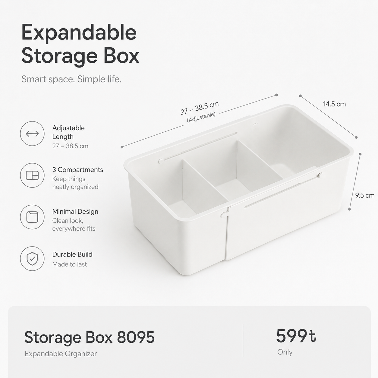AUGUST26 SET 28 - Expendable desk organiser