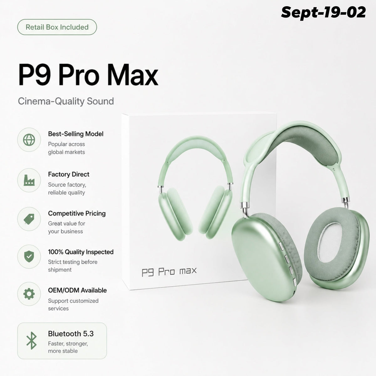 SEPTEMBER26 SET 19 - P9 Pro max headphome