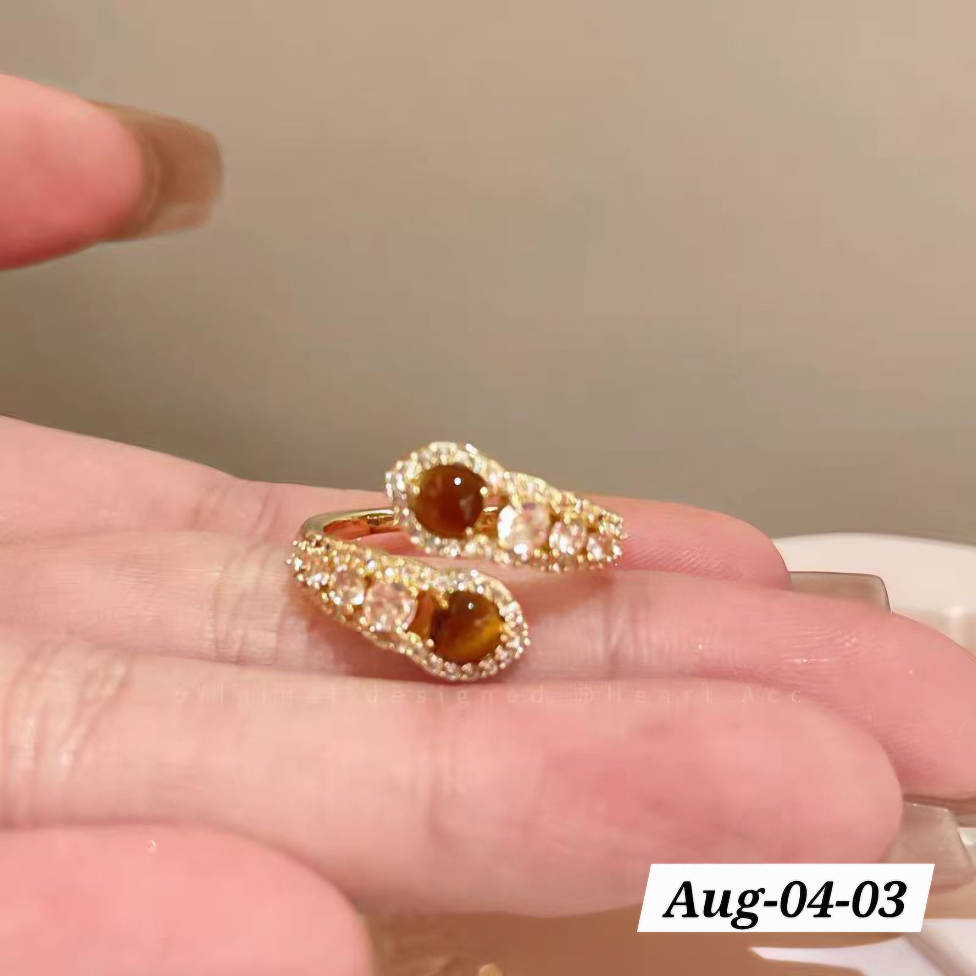 AUGUST26 SET 4 - Adjustable finger rings