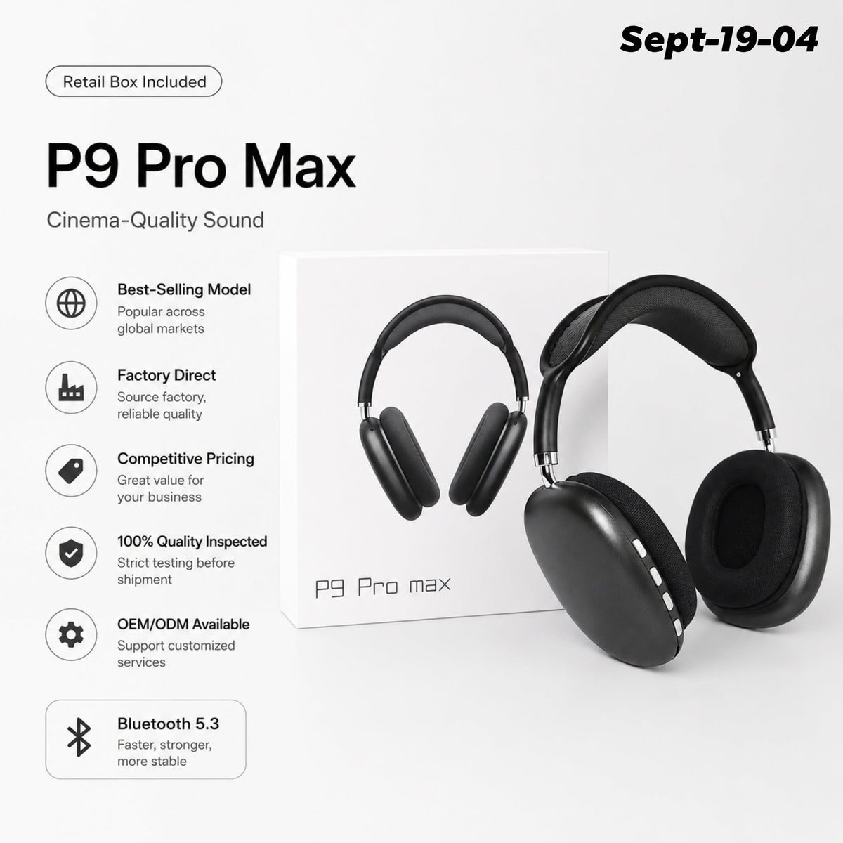 SEPTEMBER26 SET 19 - P9 Pro max headphome