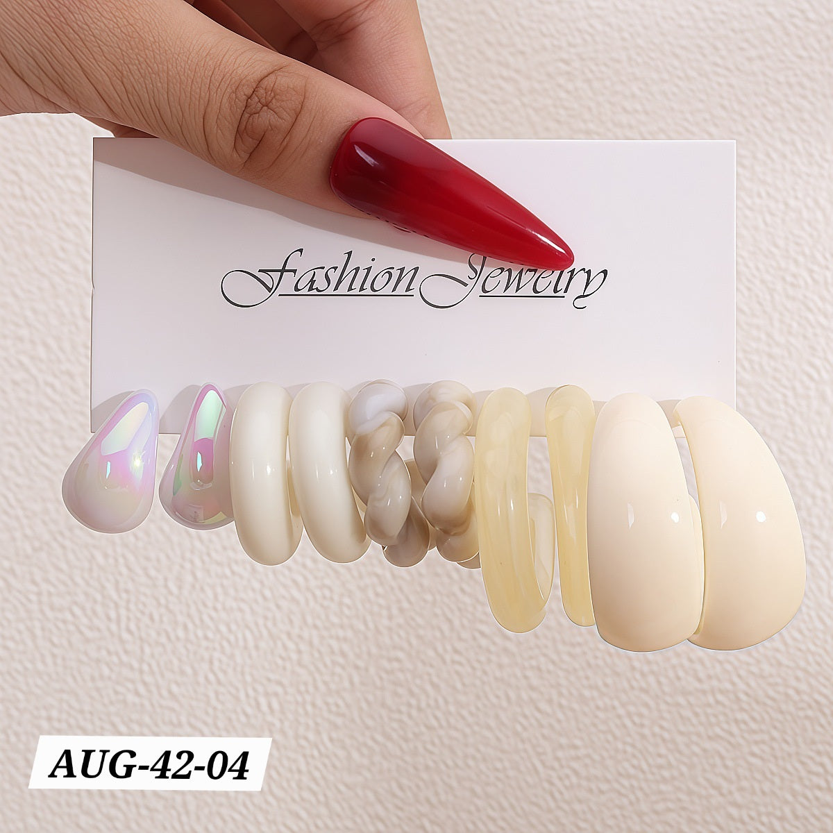AUGUST26 SET 42 - Acrylic Earrings set