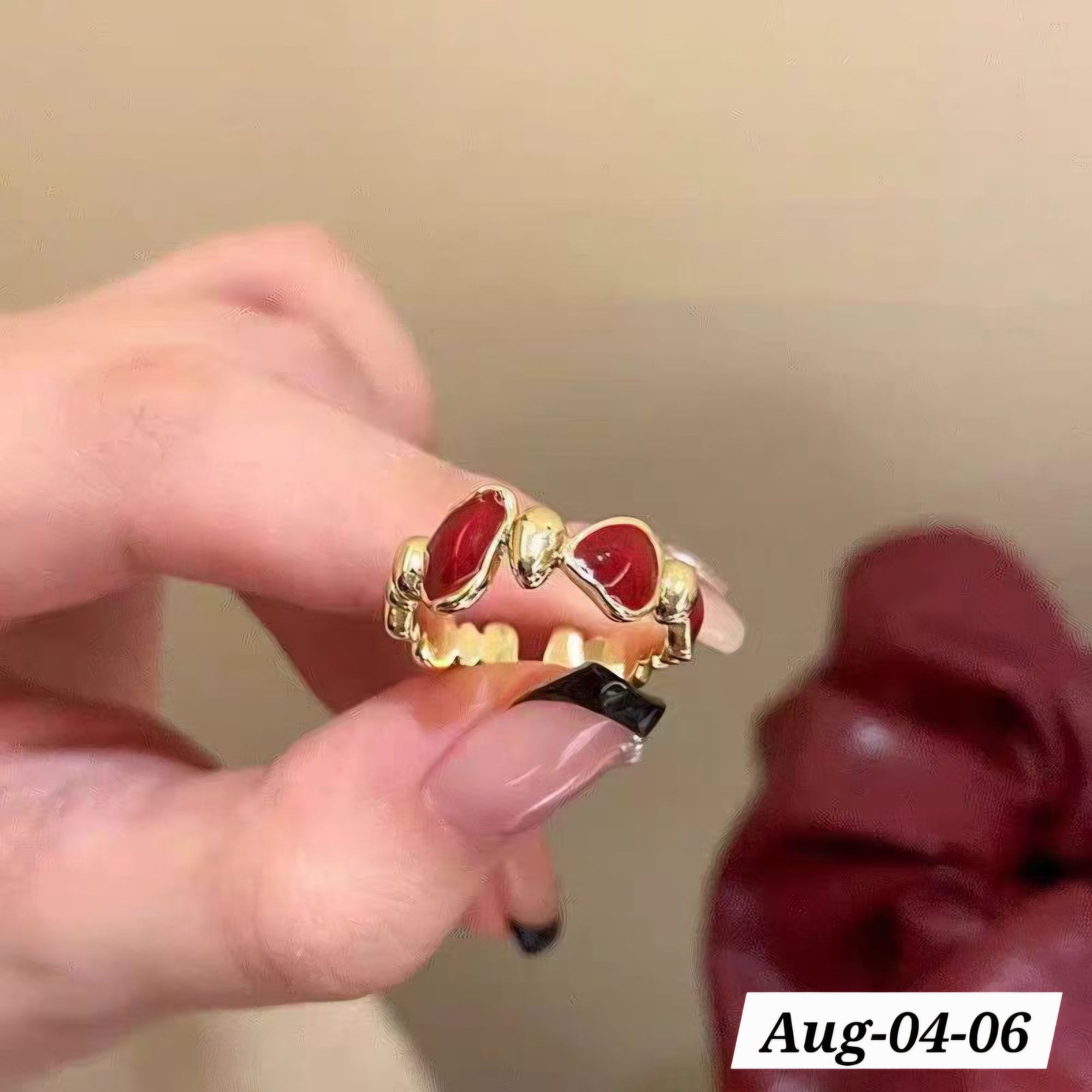 AUGUST26 SET 4 - Adjustable finger rings