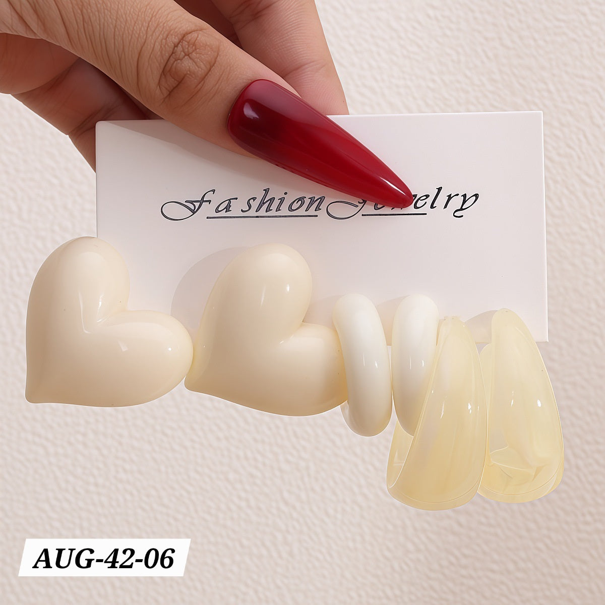 AUGUST26 SET 42 - Acrylic Earrings set