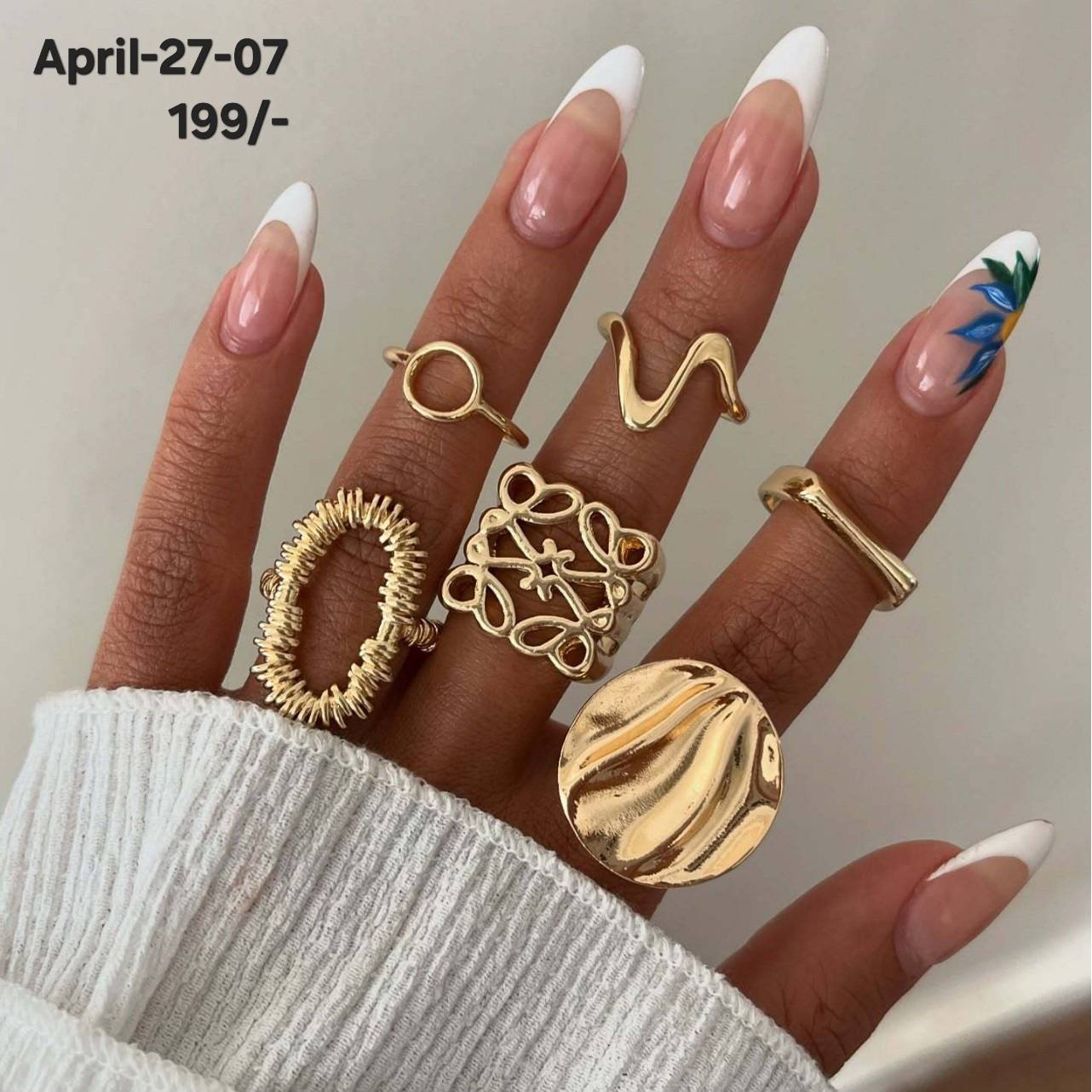 April26 Set 27 - Finger rings set