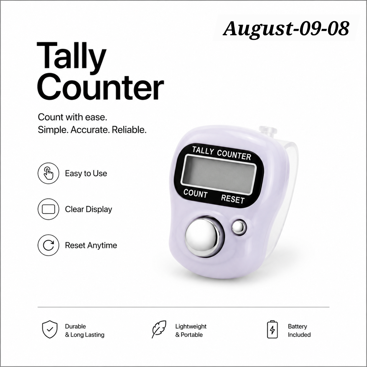 AUGUST26 Set 9 - Zikr Counter