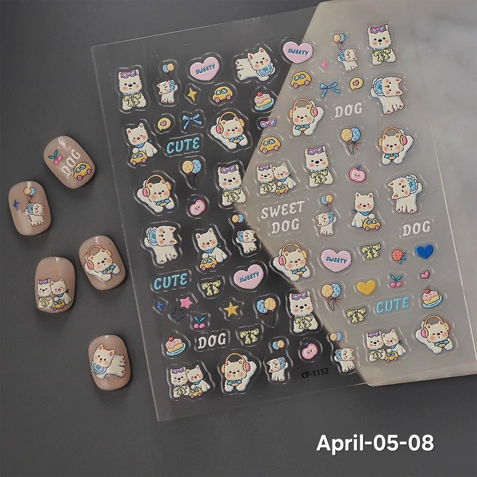 April26 set 05 - Decorative stickers X Nail stickers
