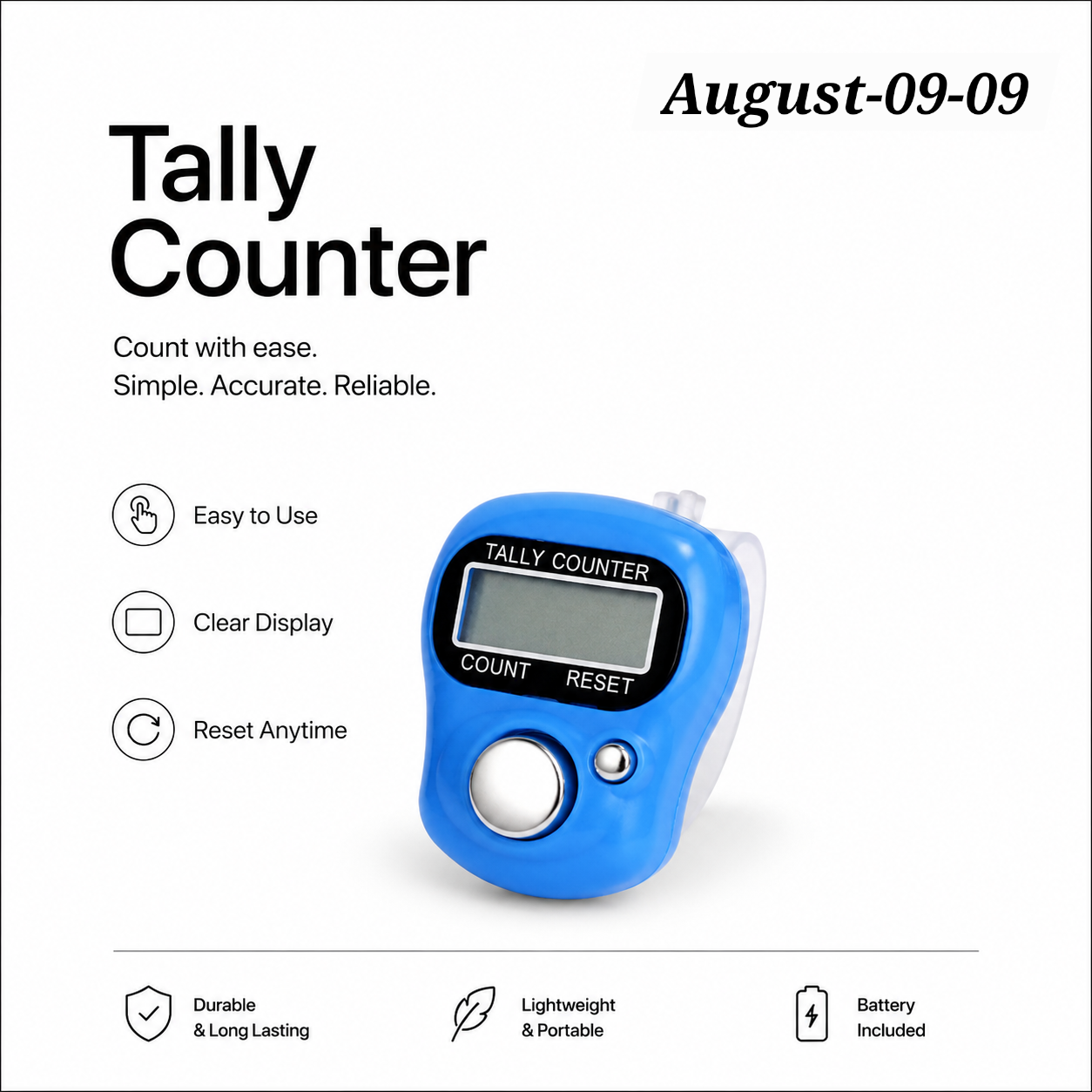 AUGUST26 Set 9 - Zikr Counter