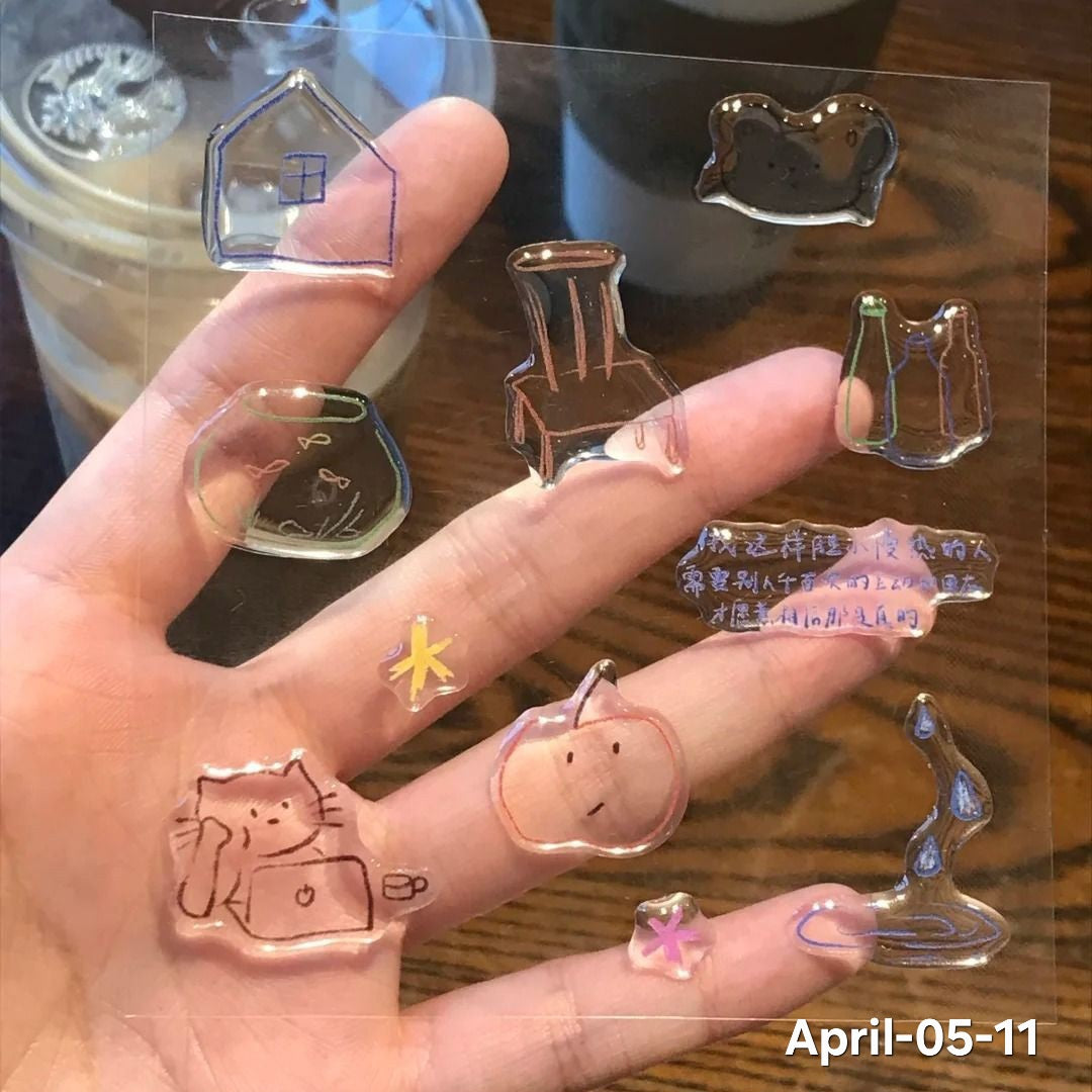 April26 set 05 - Decorative stickers X Nail stickers