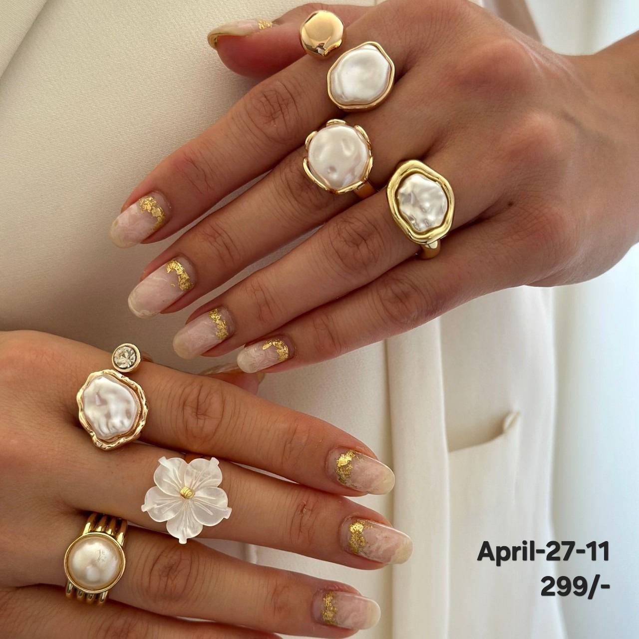 April26 Set 27 - Finger rings set