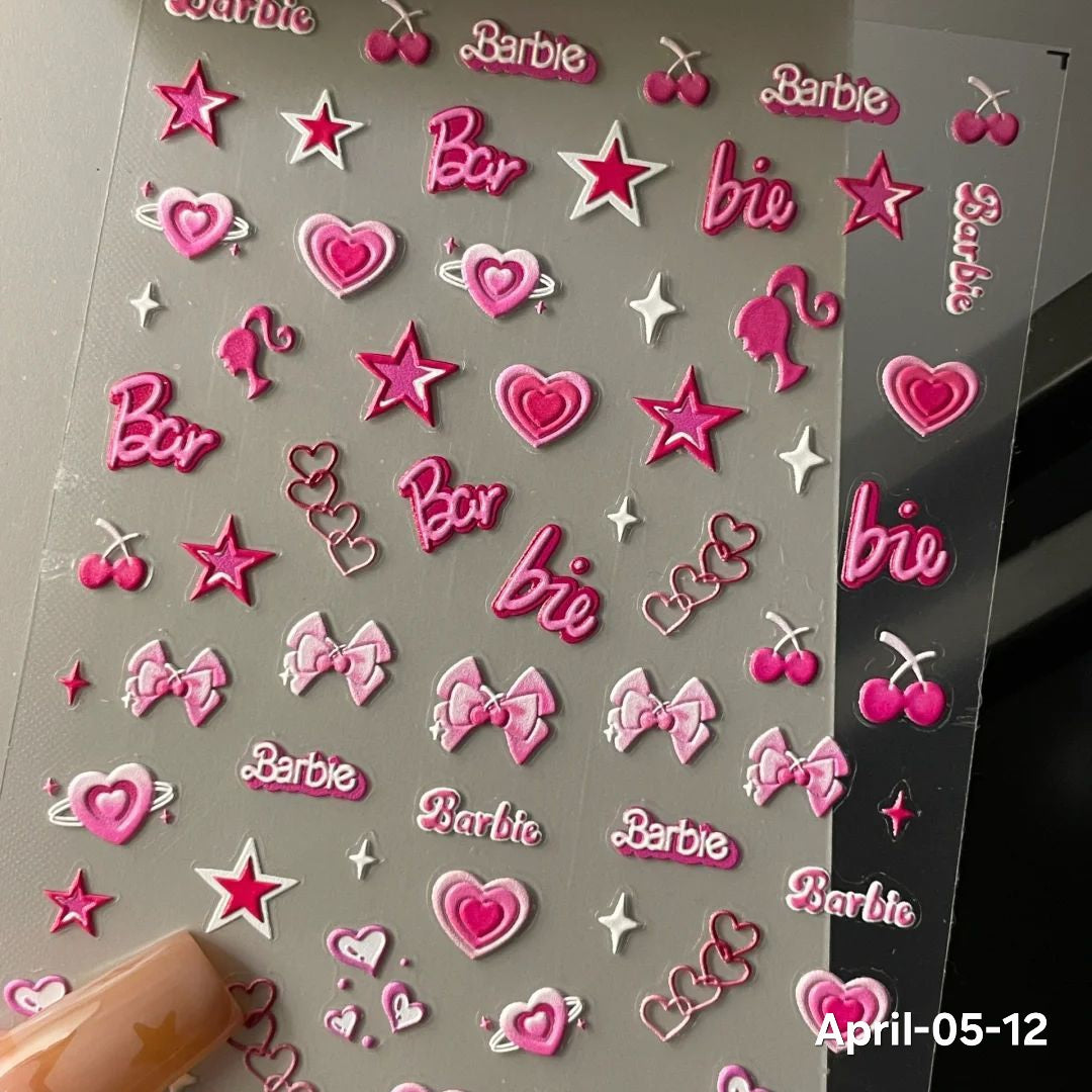 April26 set 05 - Decorative stickers X Nail stickers