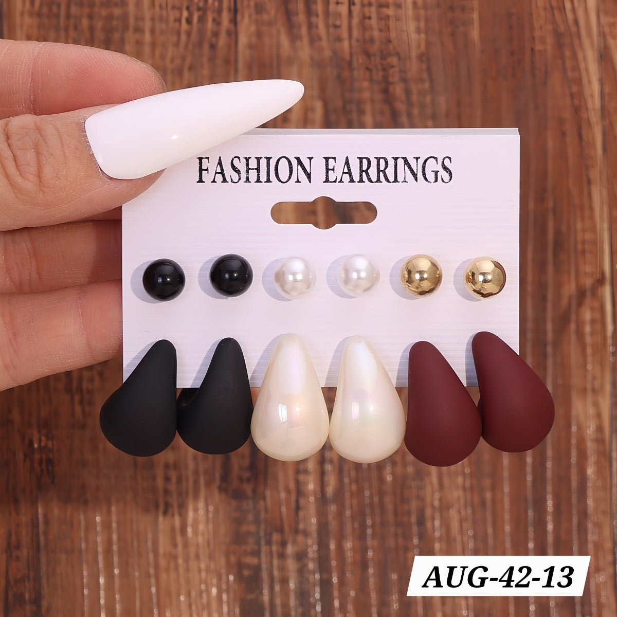 AUGUST26 SET 42 - Acrylic Earrings set