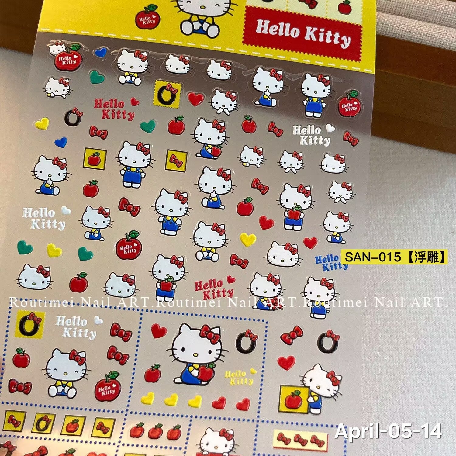 April26 set 05 - Decorative stickers X Nail stickers