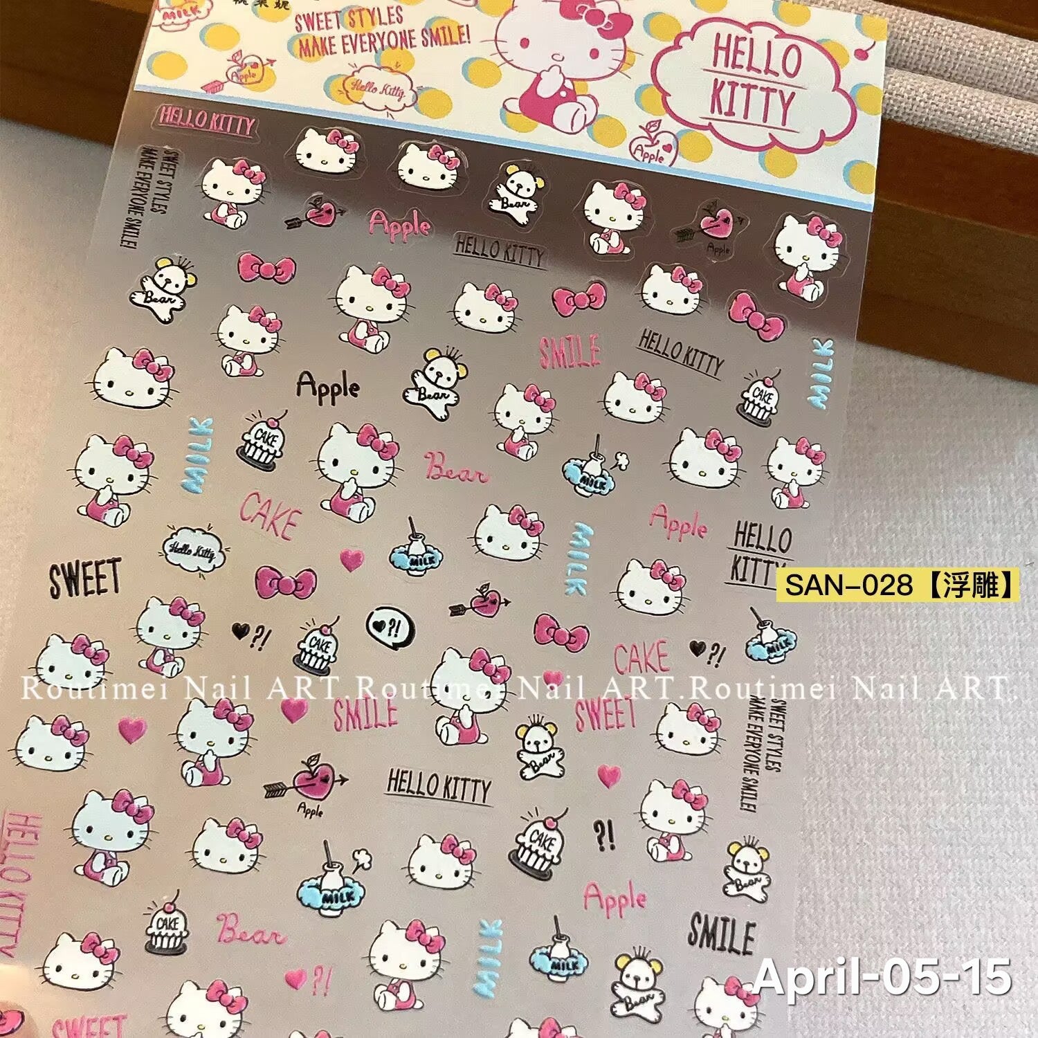 April26 set 05 - Decorative stickers X Nail stickers