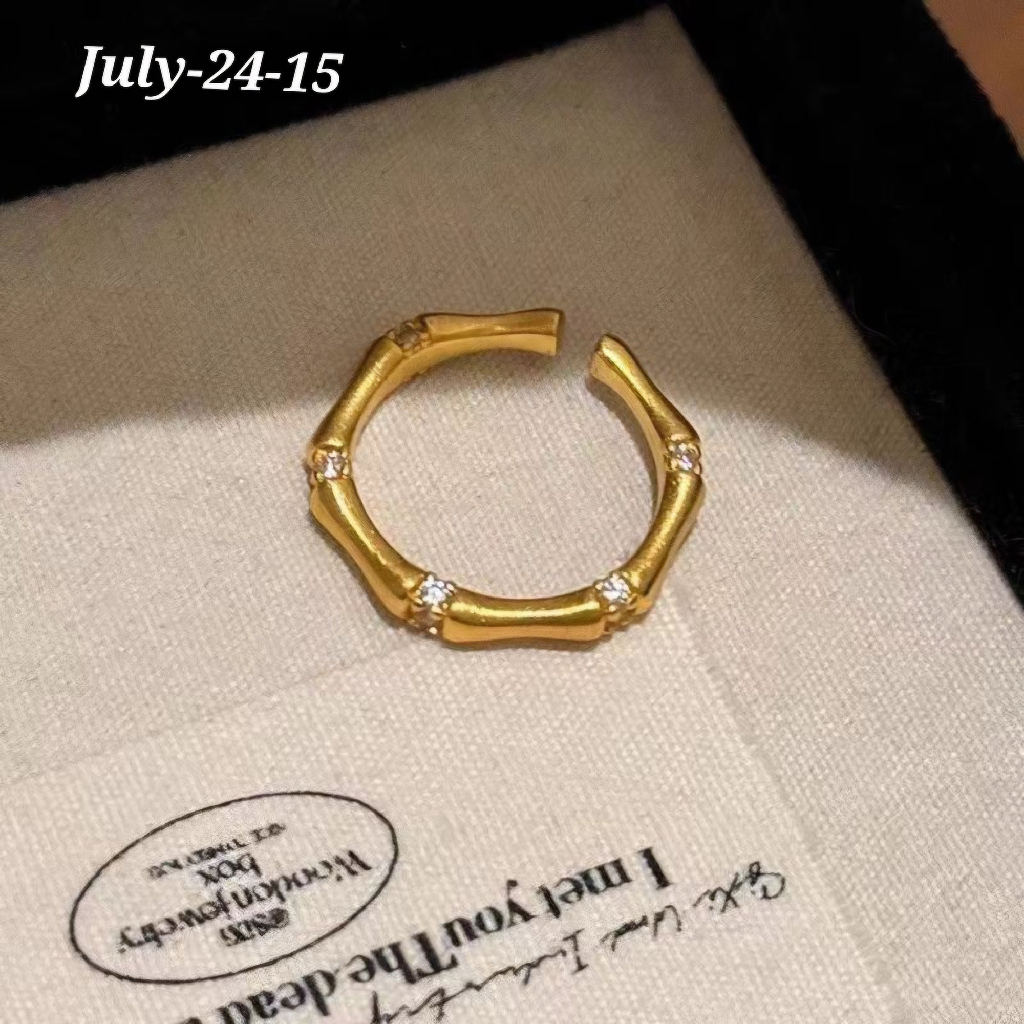 JULY26 Set 24 - Adjustable finger rings