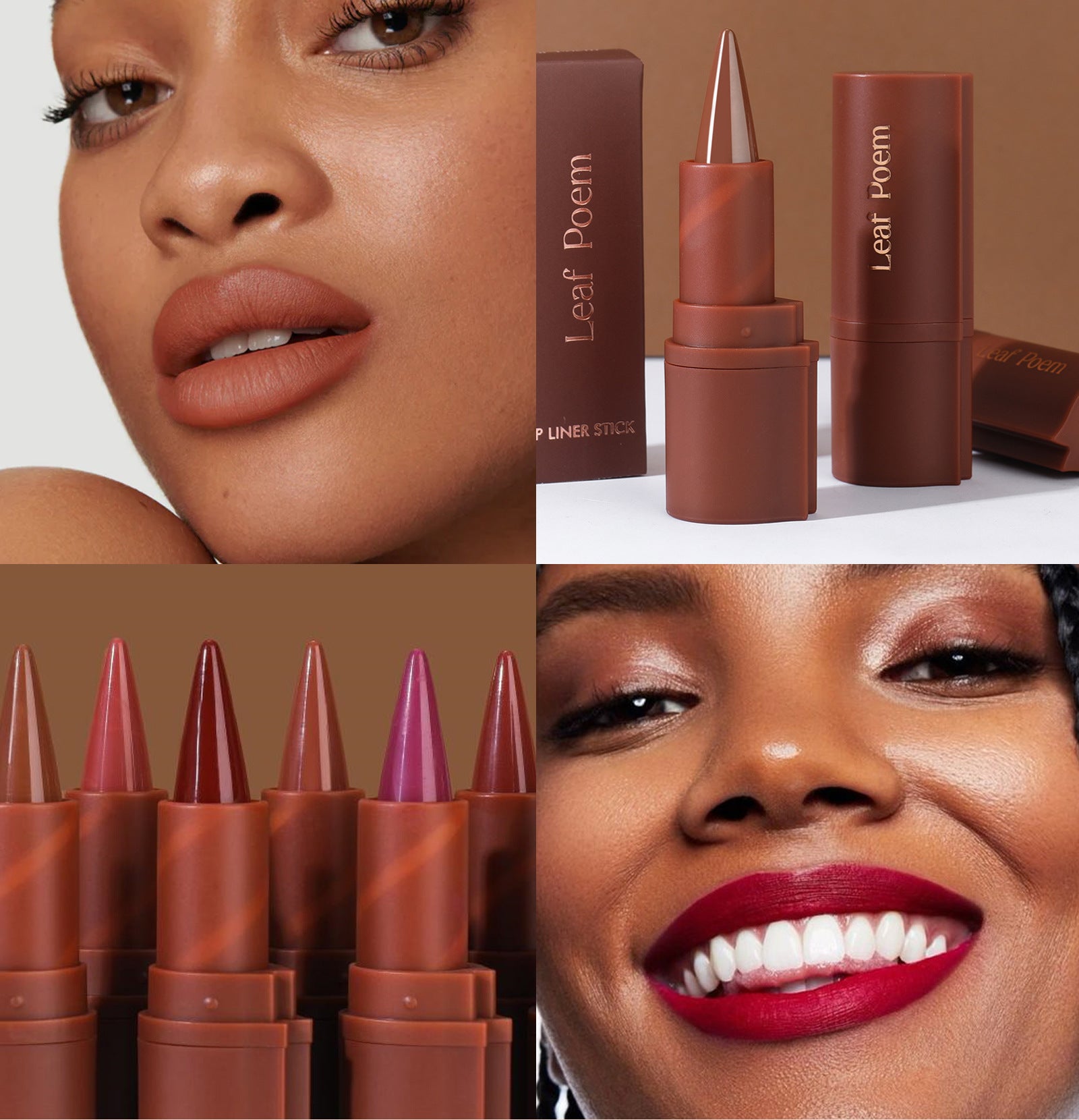 MARCH2026 SET 32 - Leaf poem glosses/lipsticks