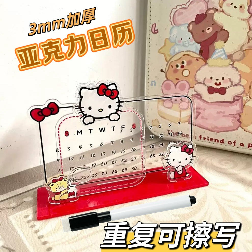 AUGUST26 SET 32 - Hello Kitty Acrylic Desk Calendar