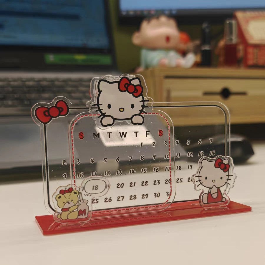 AUGUST26 SET 32 - Hello Kitty Acrylic Desk Calendar