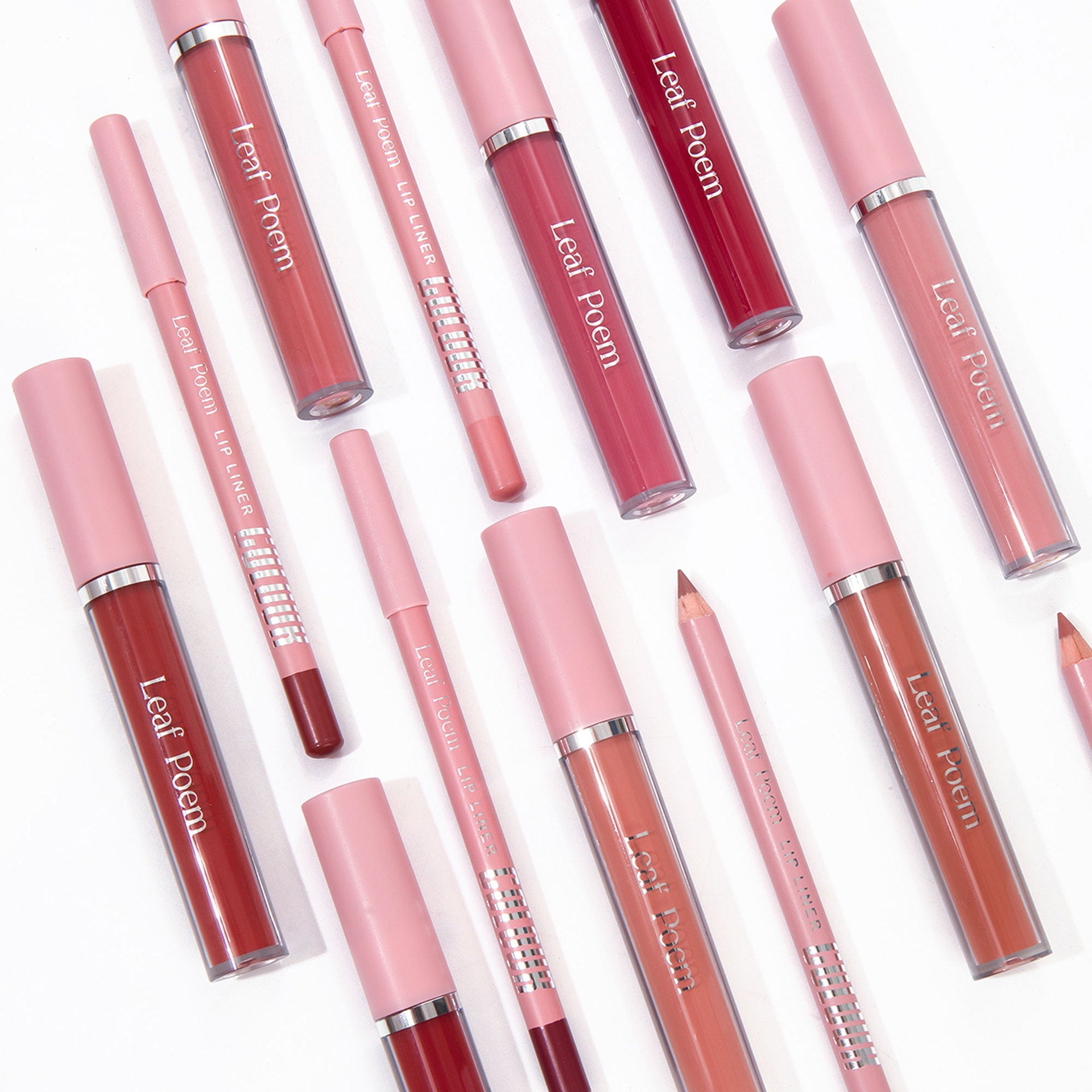 MARCH2026 SET 32 - Leaf poem glosses/lipsticks