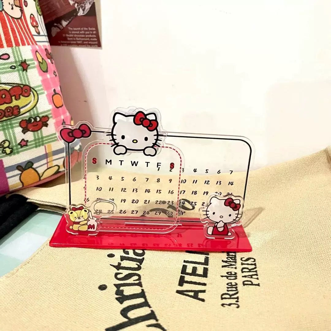 AUGUST26 SET 32 - Hello Kitty Acrylic Desk Calendar