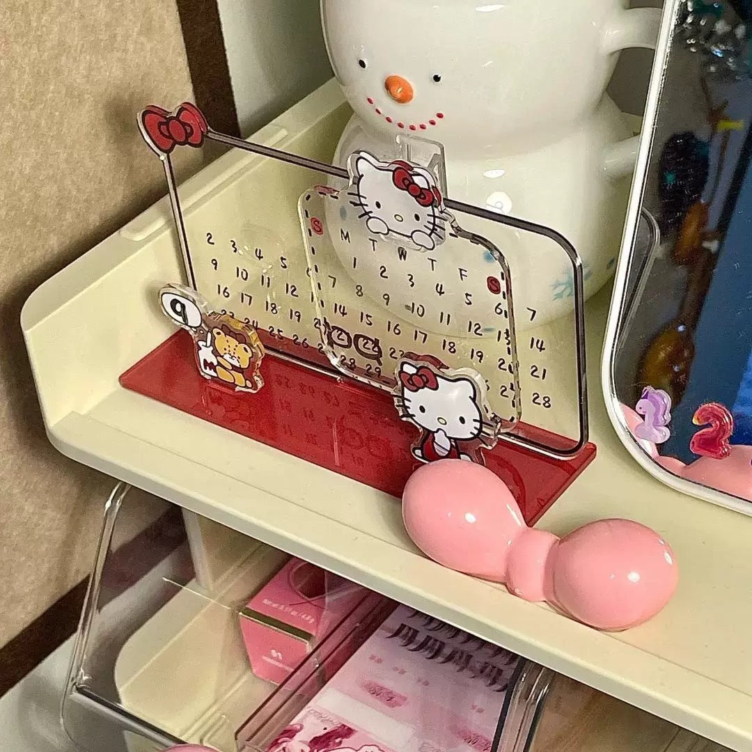 AUGUST26 SET 32 - Hello Kitty Acrylic Desk Calendar