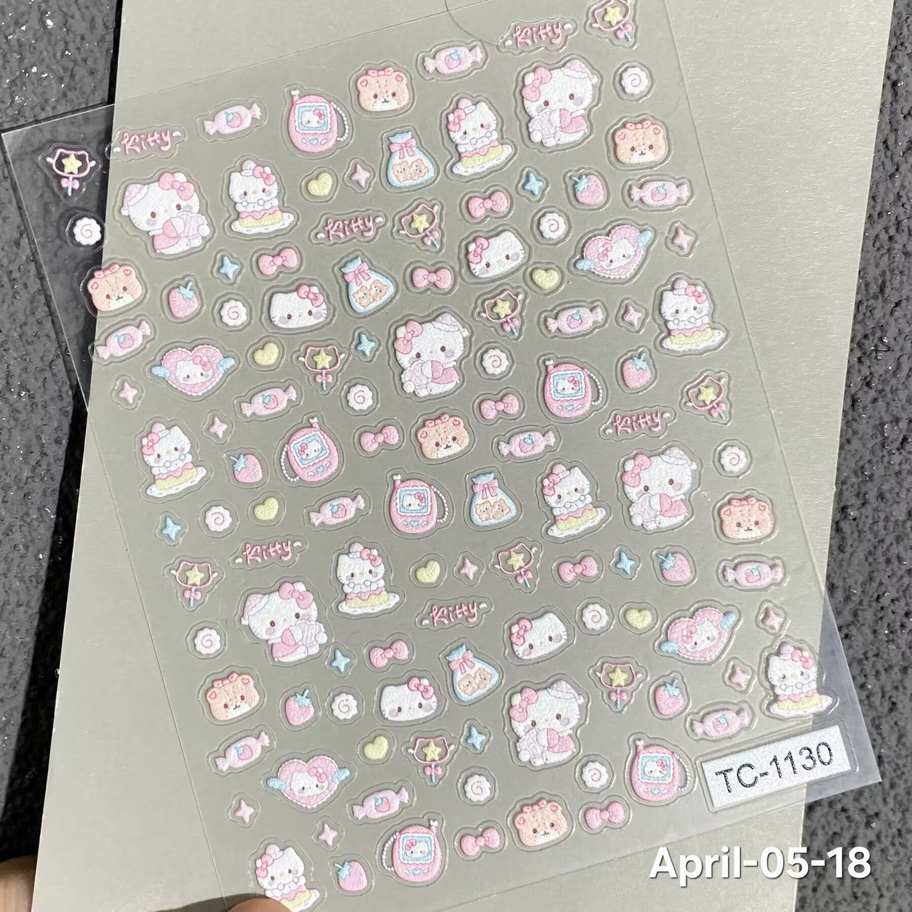 April26 set 05 - Decorative stickers X Nail stickers