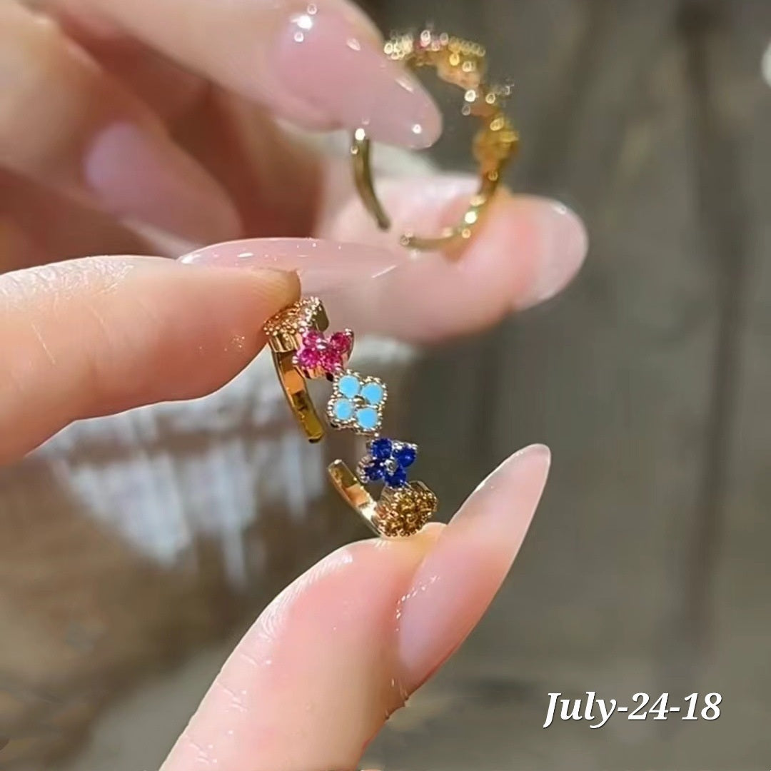 JULY26 Set 24 - Adjustable finger rings