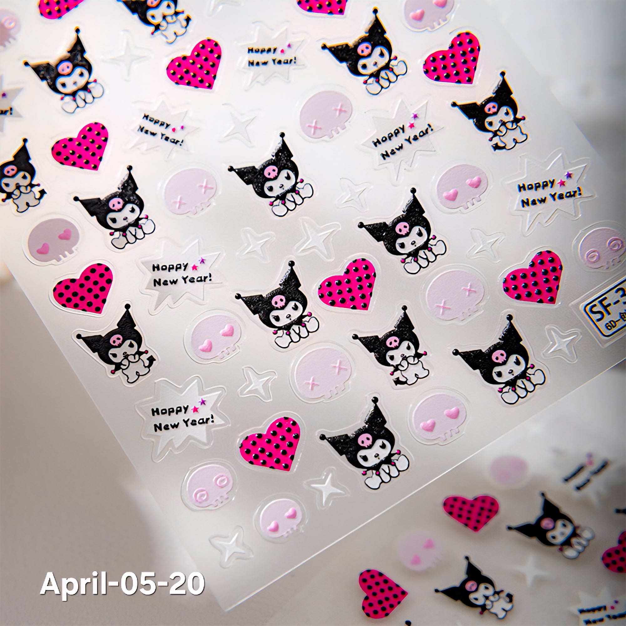 April26 set 05 - Decorative stickers X Nail stickers