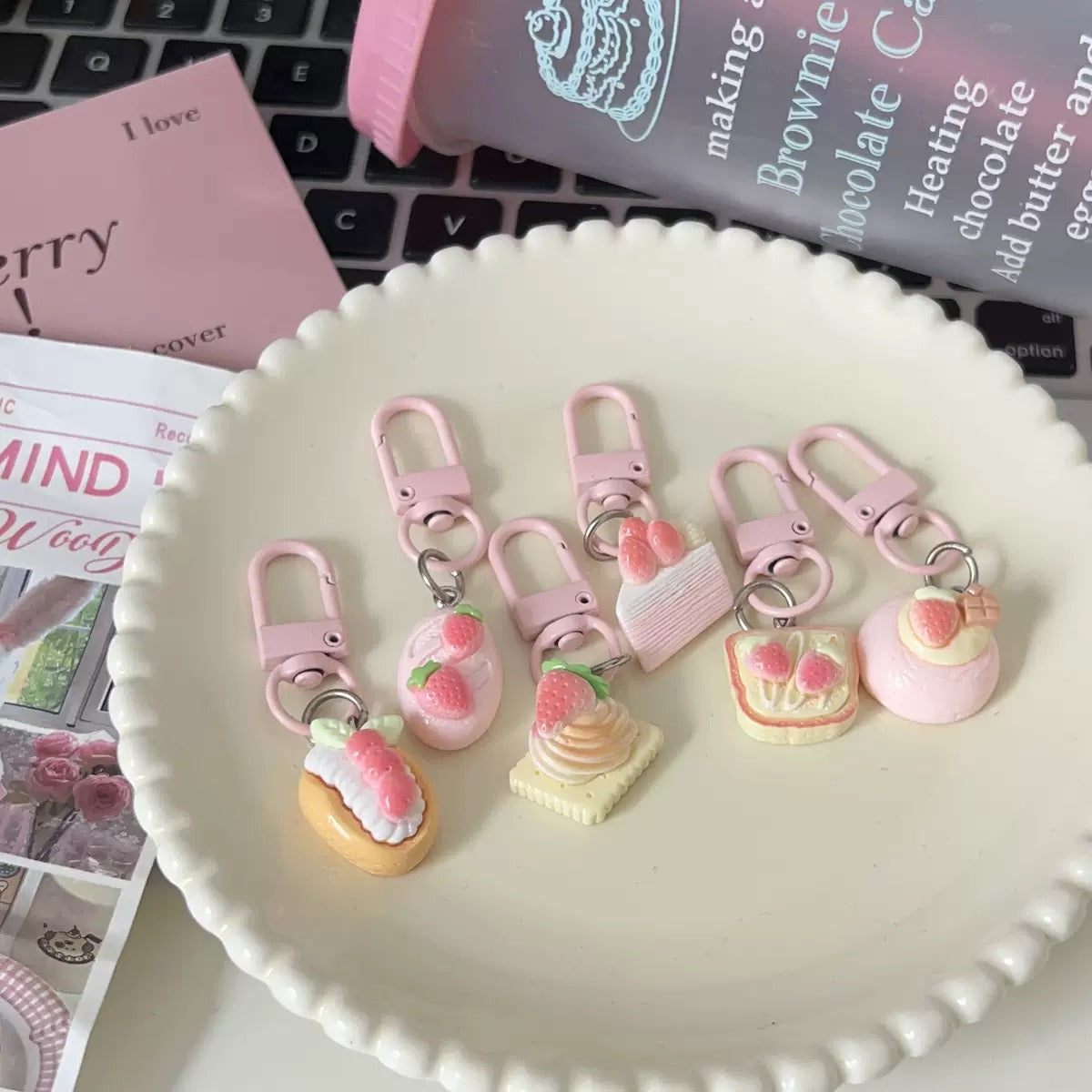 July Set 45 - Free gift kawai keychain