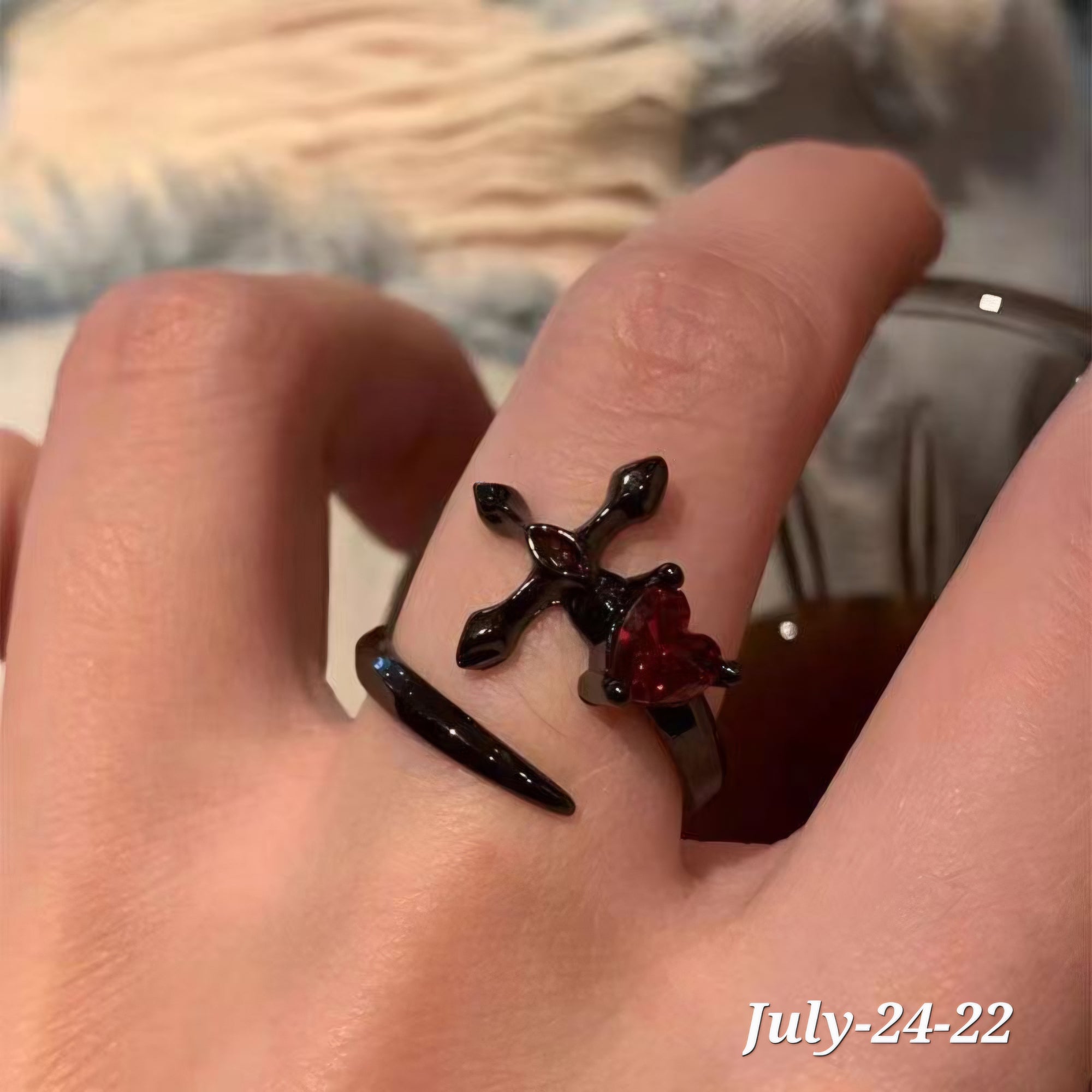 JULY26 Set 24 - Adjustable finger rings