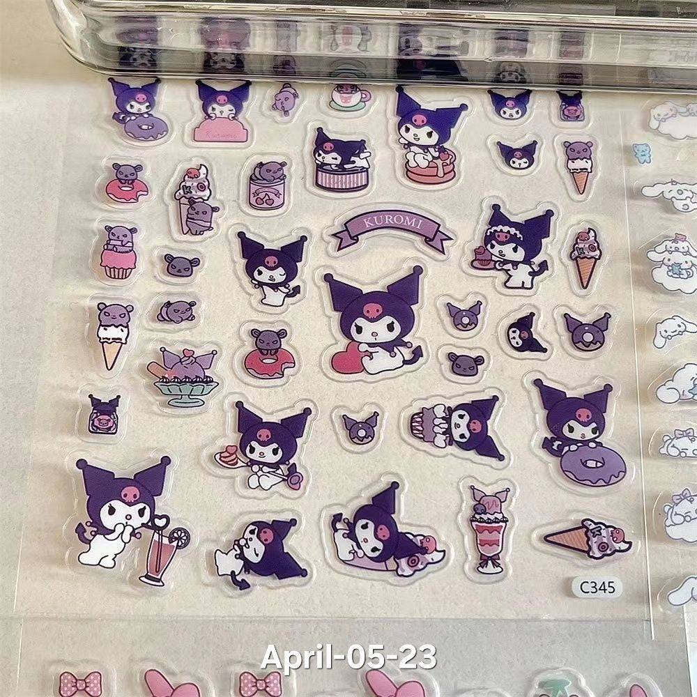 April26 set 05 - Decorative stickers X Nail stickers
