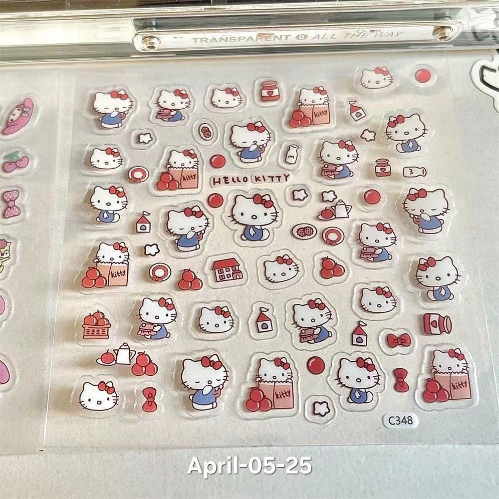 April26 set 05 - Decorative stickers X Nail stickers