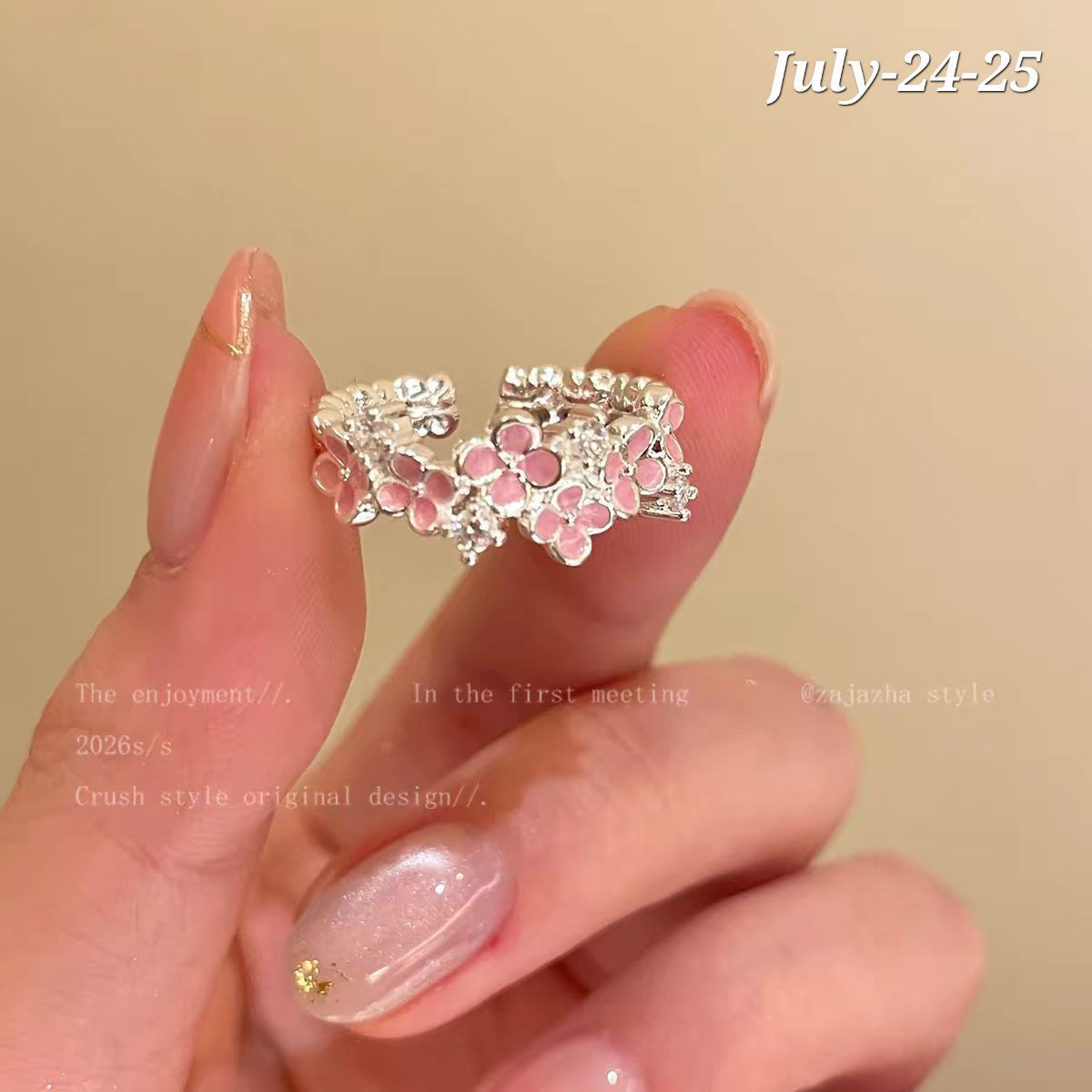 JULY26 Set 24 - Adjustable finger rings