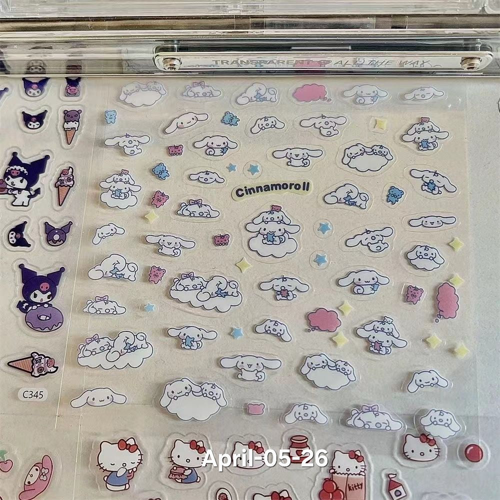 April26 set 05 - Decorative stickers X Nail stickers
