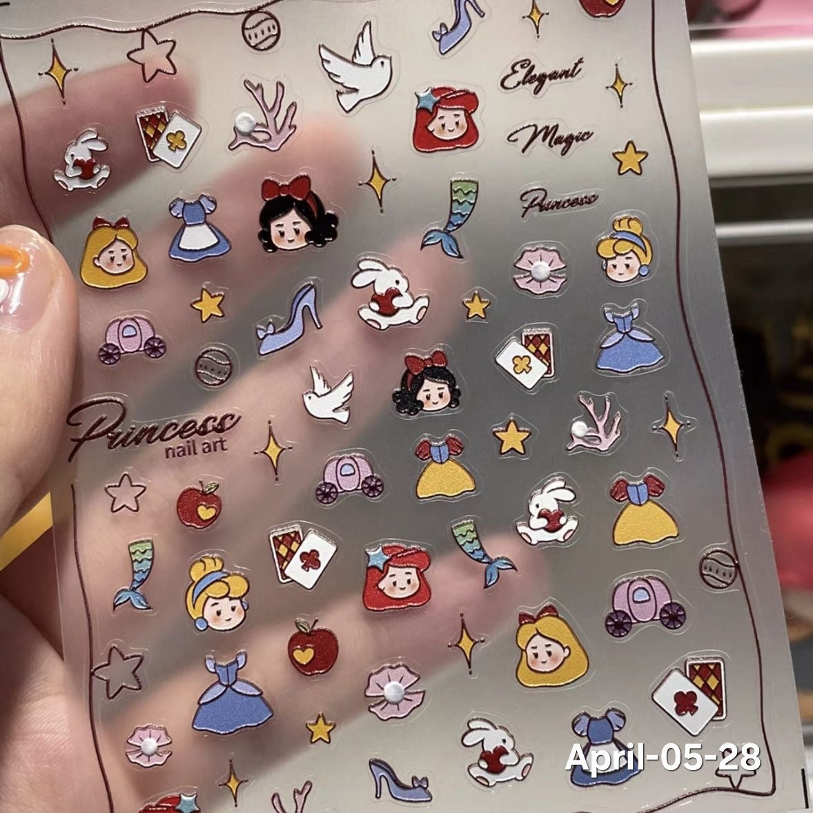 April26 set 05 - Decorative stickers X Nail stickers