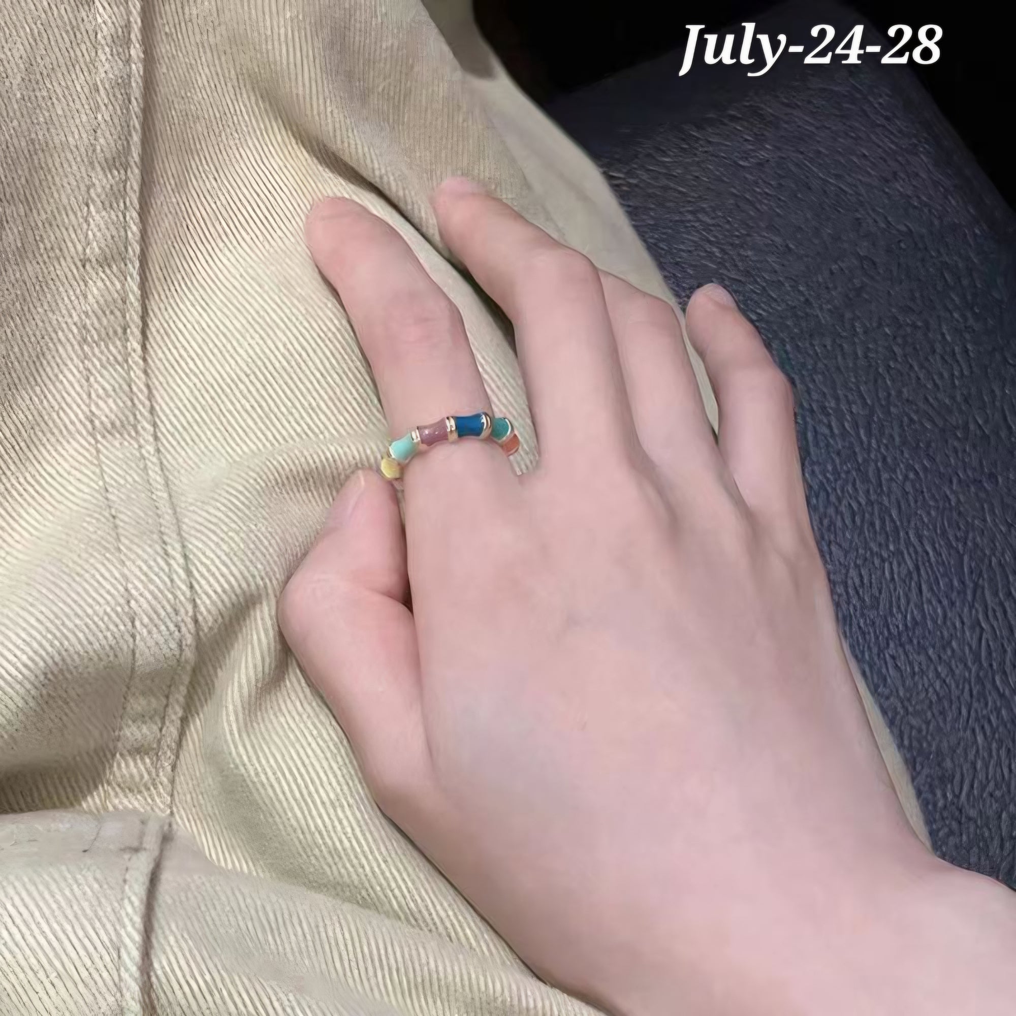 JULY26 Set 24 - Adjustable finger rings