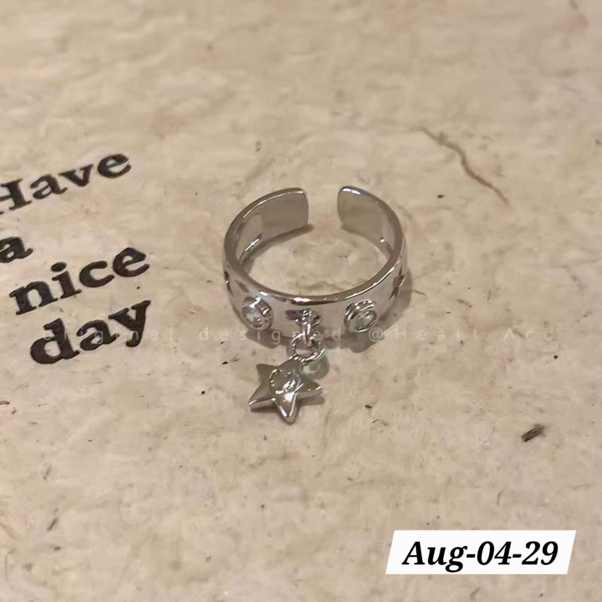 AUGUST26 SET 4 - Adjustable finger rings