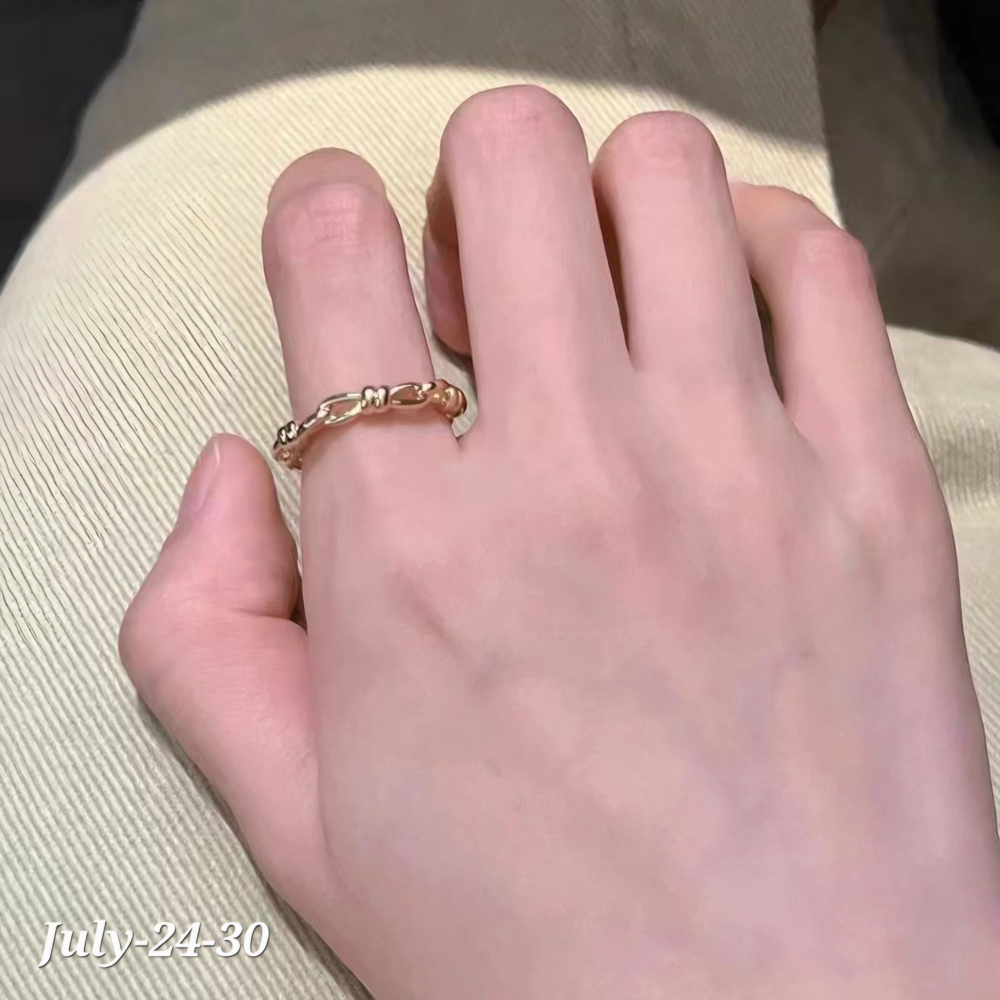 JULY26 Set 24 - Adjustable finger rings