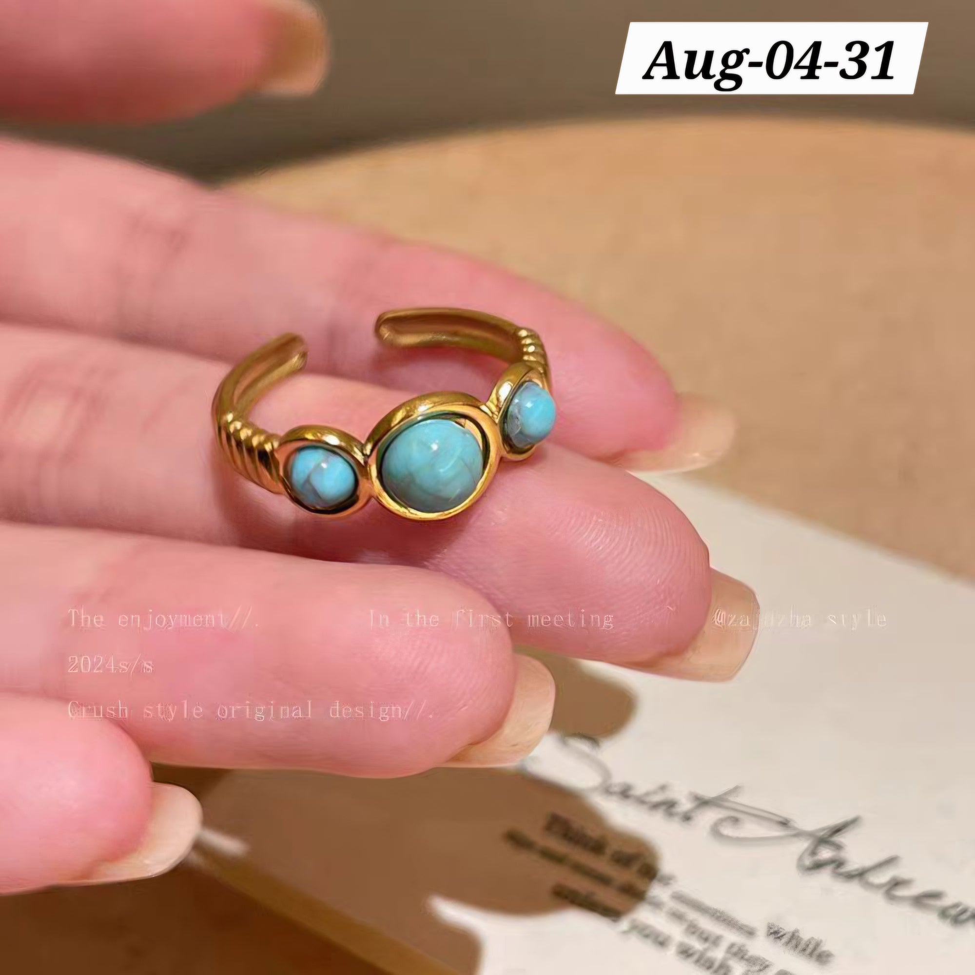 AUGUST26 SET 4 - Adjustable finger rings