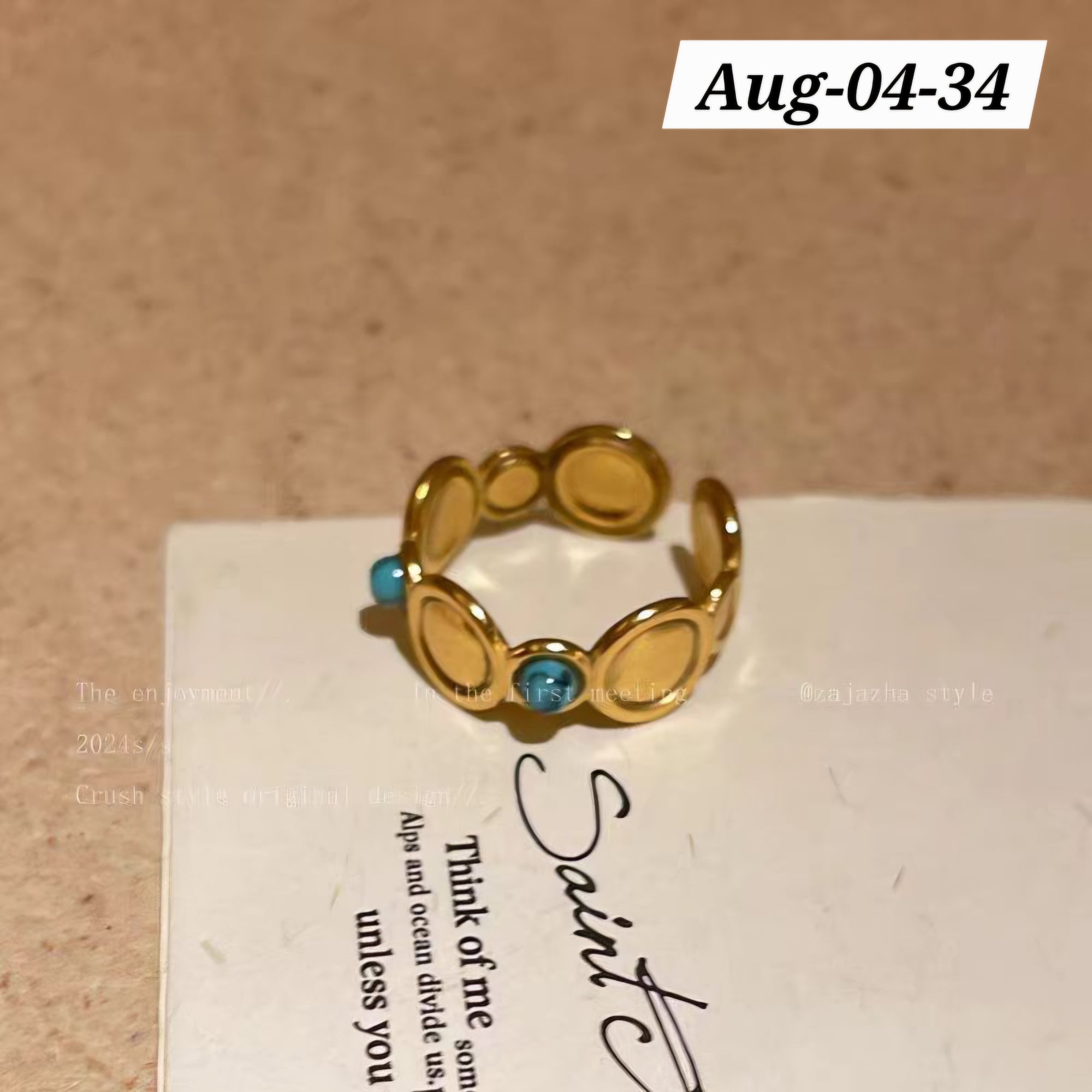 AUGUST26 SET 4 - Adjustable finger rings