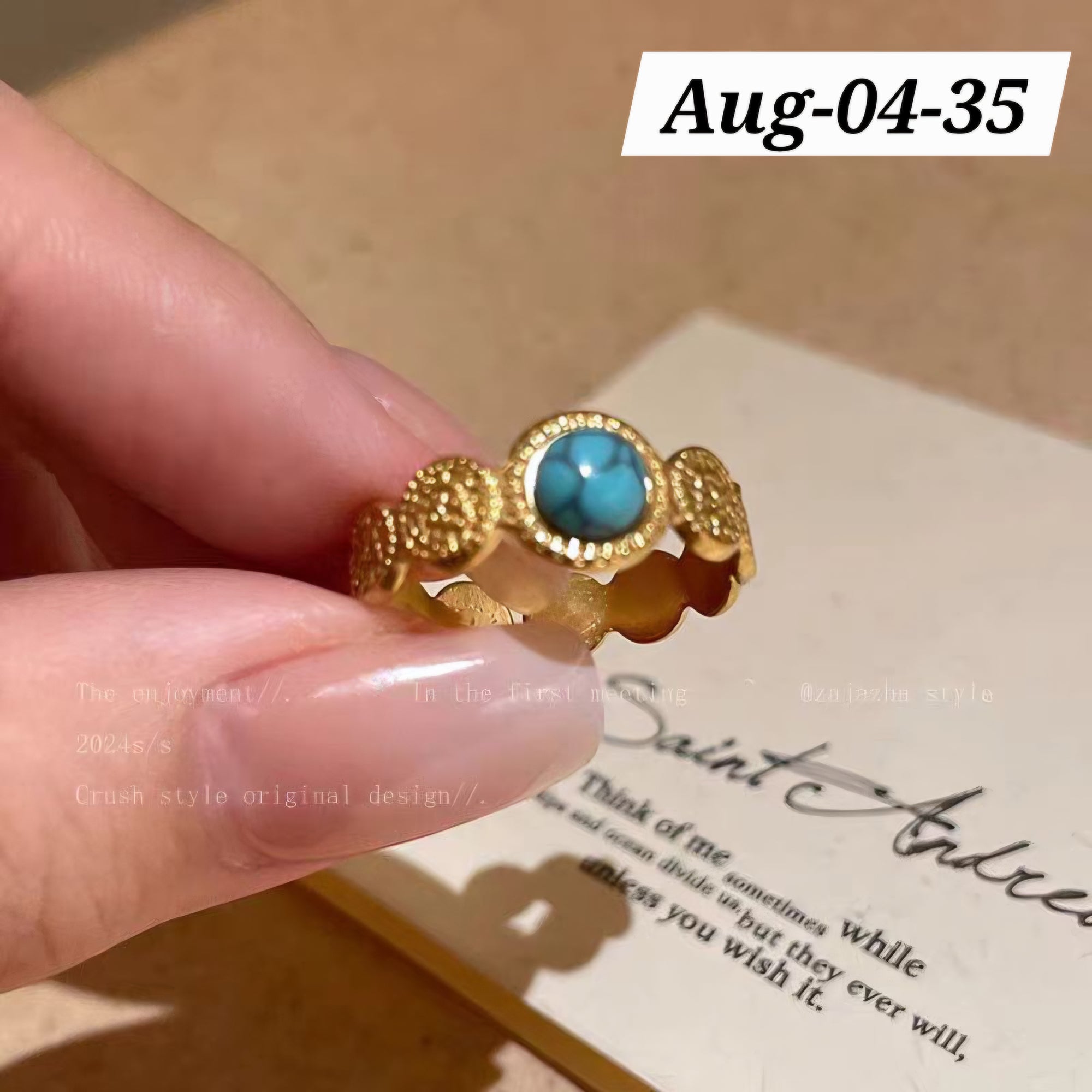 AUGUST26 SET 4 - Adjustable finger rings