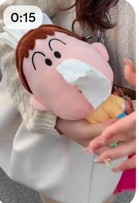 JULY26 Set 17 - Shinchan Tissue Pouch