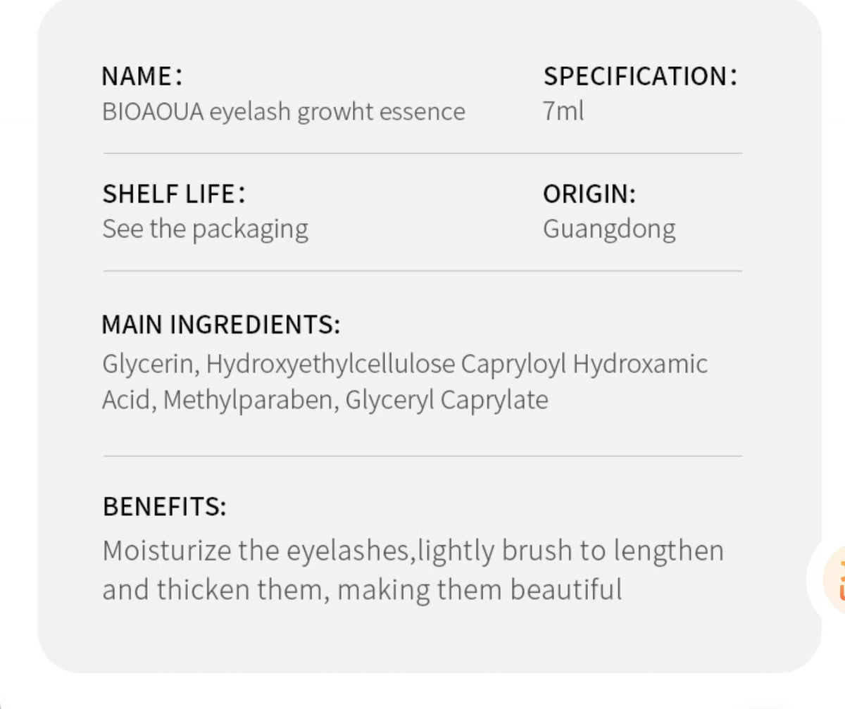 NOV26 SET 17 - BIOAQUA EYELASH GROWTH SERUM