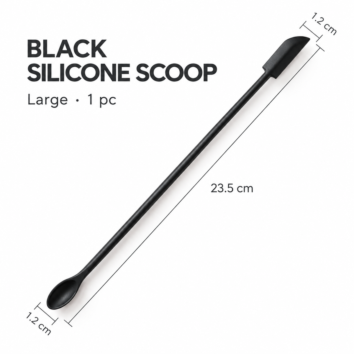 SET 24 - Long-Handled Silicone Bottle Scoop