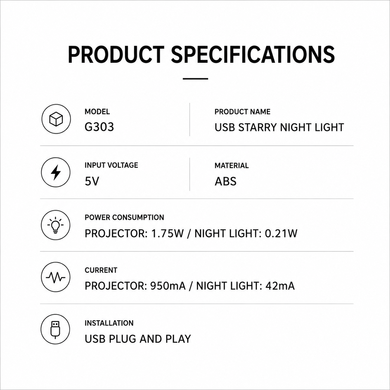 AUGUST26 SET 12 - Starry projector light