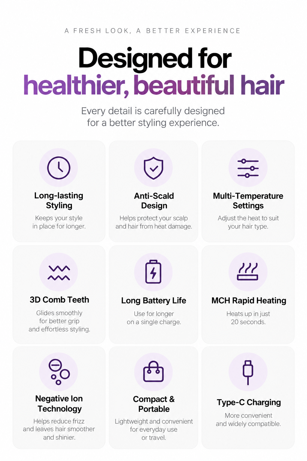NOV26 SET 29 - PORTABLE STRAIGHTENING COMB