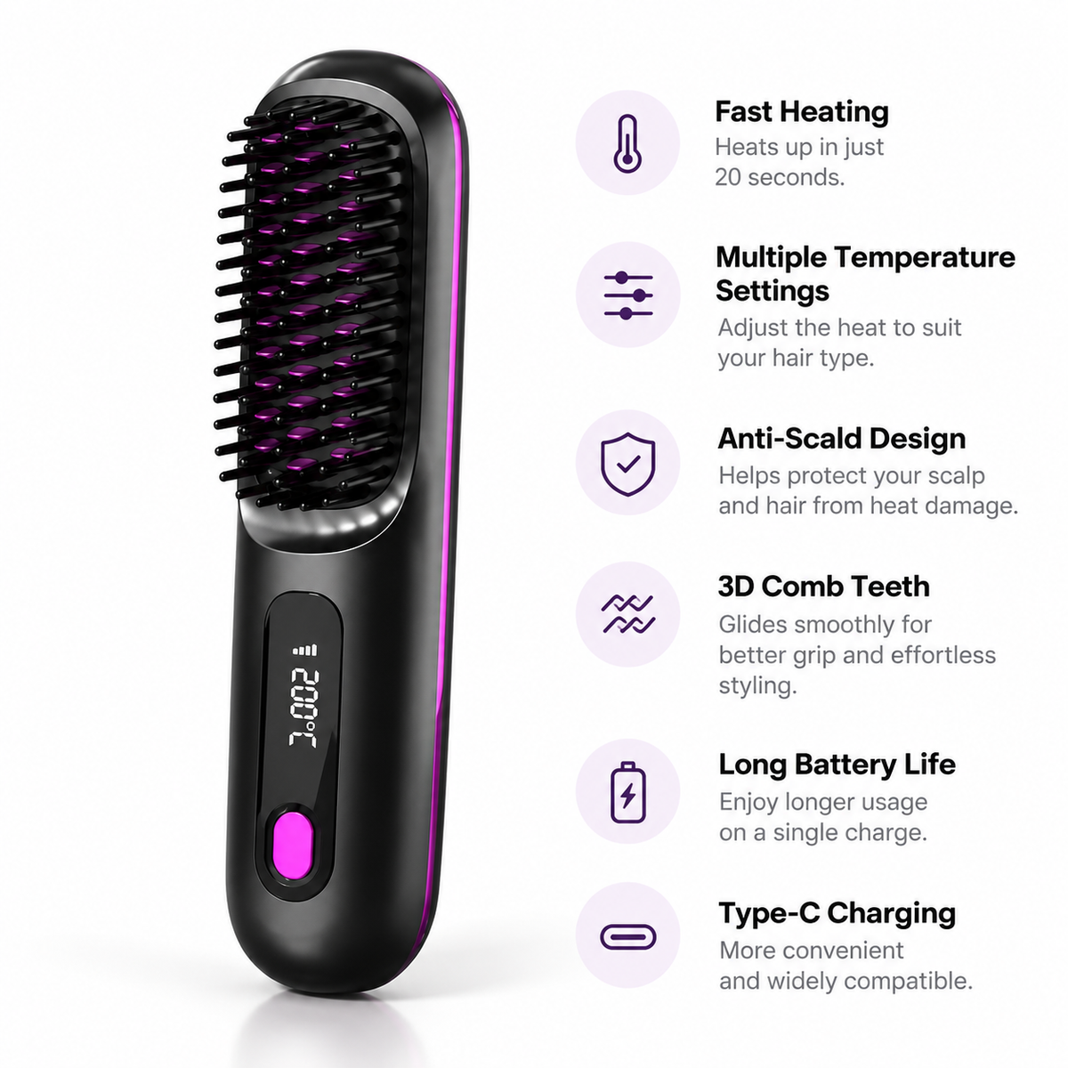 NOV26 SET 29 - PORTABLE STRAIGHTENING COMB