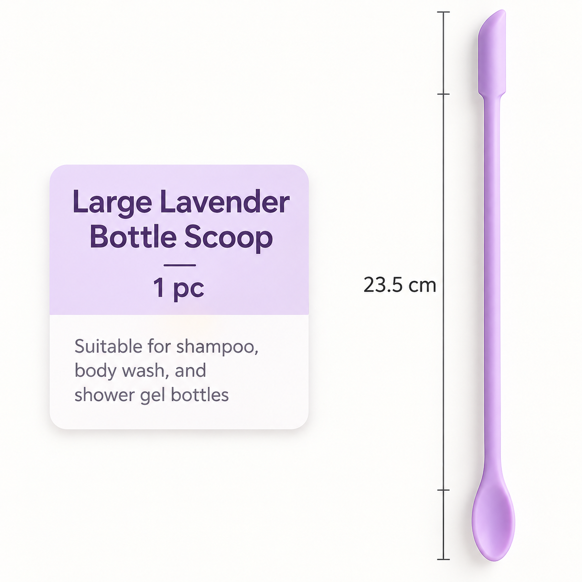SET 24 - Long-Handled Silicone Bottle Scoop