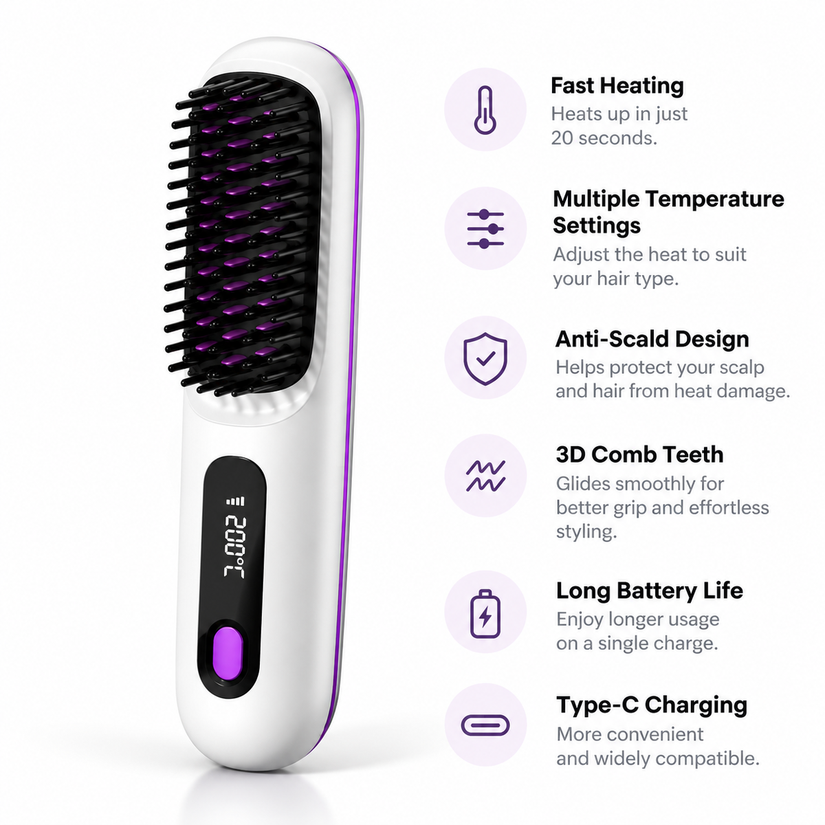 NOV26 SET 29 - PORTABLE STRAIGHTENING COMB